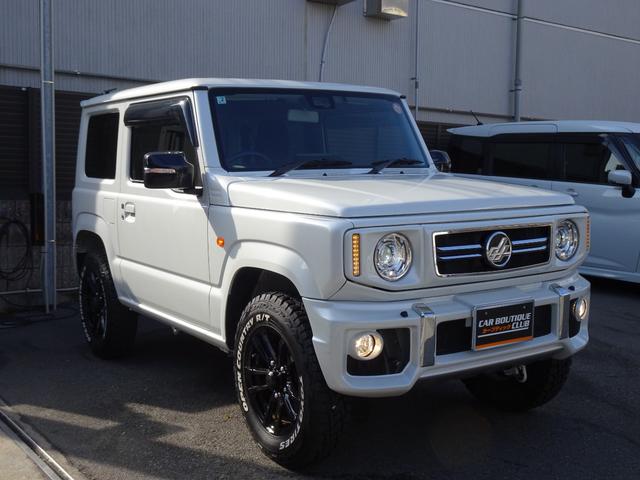 ジムニー XC DAMDリトルG仕様 ホワイトレター オープンカントリー 社外16インチアルミ 社外ディスプレイオーディオ アップルカープレイ アンドロイドオート ETC バックカメラ LEDヘッドライト フォグ(4枚目)