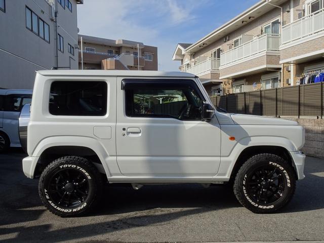 ジムニー XC DAMDリトルG仕様 ホワイトレター オープンカントリー 社外16インチアルミ 社外ディスプレイオーディオ アップルカープレイ アンドロイドオート ETC バックカメラ LEDヘッドライト フォグ(9枚目)