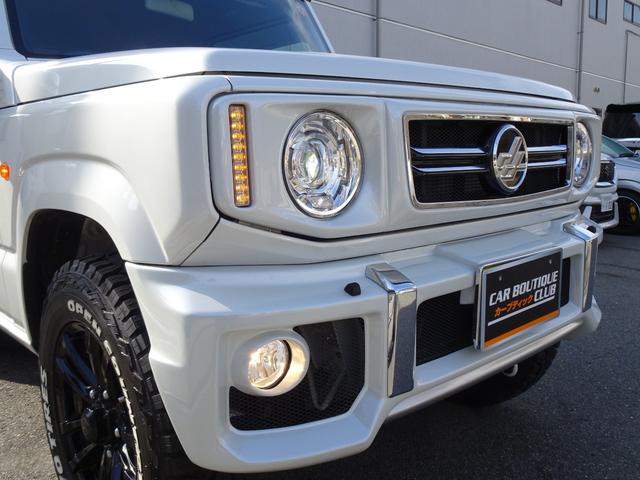 ジムニー XC DAMDリトルG仕様 ホワイトレター オープンカントリー 社外16インチアルミ 社外ディスプレイオーディオ アップルカープレイ アンドロイドオート ETC バックカメラ LEDヘッドライト フォグ(14枚目)