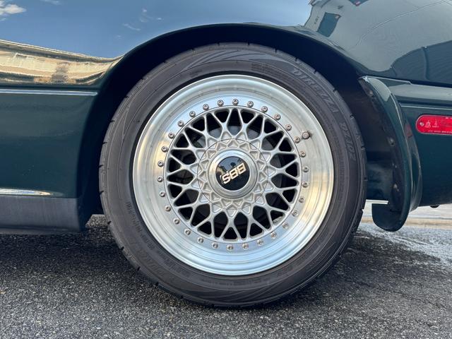 ユーノスロードスター Vスペシャル タンレザーシート 専用スカッフプレート 専用フロアマット プッシュスタート オートエグゼマフラー BBSアルミ NPG車高調 KENWOODツイーター CD/MDレシーバー ETC 記録簿13枚(15枚目)