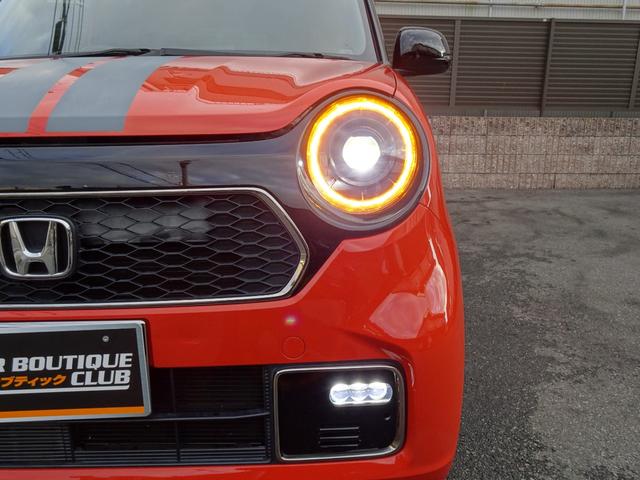 Ｎ－ＯＮＥ ＲＳ　６ＭＴ　エンケイ１５インチ　モデューロサス　ＨＫＳマフラー　ツートーンカラー　無限サイドバイザー　無限ドアハンドルプロテクター　センターストライプデカール　ギャザーズ８インチナビ　前後ドラレコ（14枚目）