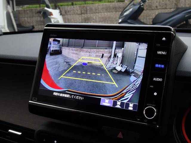 Ｎ－ＯＮＥ ＲＳ　６ＭＴ　エンケイ１５インチ　モデューロサス　ＨＫＳマフラー　ツートーンカラー　無限サイドバイザー　無限ドアハンドルプロテクター　センターストライプデカール　ギャザーズ８インチナビ　前後ドラレコ（56枚目）