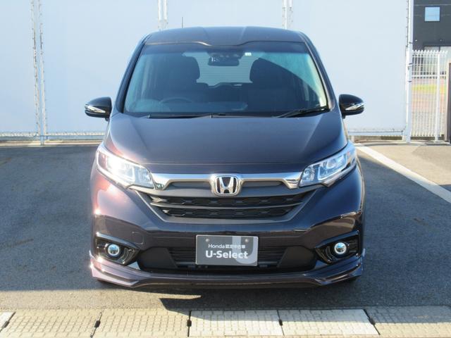 フリードハイブリッド ハイブリッド・Ｇブラックスタイル　ギャザズ９インチナビ　Ｂｌｕｅｔｏｏｔｈ　ＣＤ・ＤＶＤ再生　バックカメラ　前後ドラレコ　両側電動スライド　シートヒーター　後席モニター　モデューロエアロ　純正アルミホイール　ロールサンシェード（6枚目）