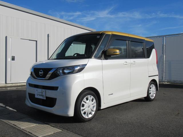 ルークス Ｘ　ナビ　Ｂｌｕｅｔｏｏｔｈ　ＣＤ・ＤＶＤ再生　フルセグＴＶ　アラウンドビューモニター　前後ドラレコ　左側電動スライド　２トーン　純正ホイール　シートバックテーブル　ロールサンシェード（6枚目）