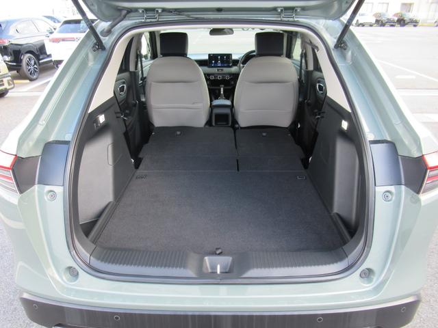 ヴェゼル e:HEVX・HuNTパッケージ ギャザズナビ Bluetooth CD・DVD再生 フルセグTV バックカメラ LEDヘッドライト 純正アルミホイール 弊社デモカー 本革巻きステアリング ホンダセンシング スマートキー(40枚目)