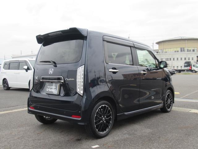 Ｎ－ＷＧＮカスタム Ｌ・ターボ　ギャザズナビ　Ｂｌｕｅｔｏｏｔｈ　ＣＤ・ＤＶＤ再生　フルセグＴＶ　バックカメラ　前後ドラレコ　シートヒーター　ＬＥＤヘッドライト　オートリトラミラー　純正アルミホイール　ＥＴＣ　スマートキー（8枚目）