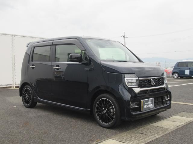 Ｎ－ＷＧＮカスタム Ｌ・ターボ　ギャザズナビ　Ｂｌｕｅｔｏｏｔｈ　ＣＤ・ＤＶＤ再生　フルセグＴＶ　バックカメラ　前後ドラレコ　シートヒーター　ＬＥＤヘッドライト　オートリトラミラー　純正アルミホイール　ＥＴＣ　スマートキー（9枚目）