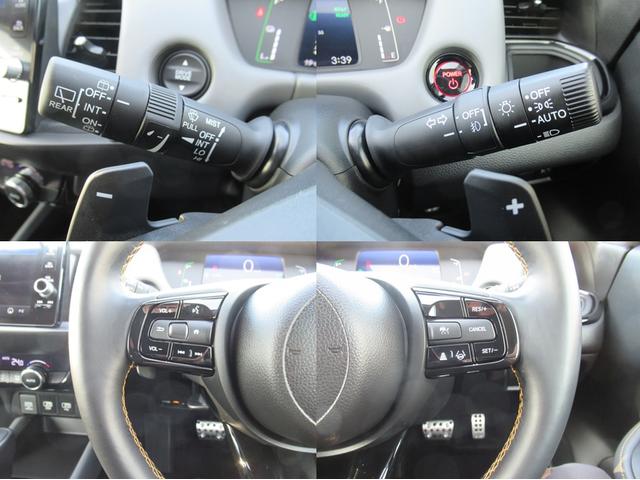 フィット e:HEVRS HondaCONNECTディスプレー Bluetooth フルセグTV バックカメラ 前後ドラレコ 純正アルミホイール スマートキー エンジンプッシュボタン LEDヘッドライト 禁煙車(19枚目)