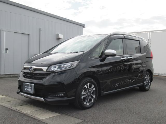 フリード+ クロスター・ホンダセンシング ギャザズナビ Bluetooth CD・DVD再生 フルセグTV バックカメラ 前後ドラレコ 後席モニター 両側電動スライド シートヒーター 純正アルミホイール オートリトラミラー LEDヘッドライト(6枚目)