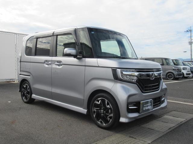 N-BOXカスタム G・Lターボホンダセンシング ギャザズナビ Bluetooth CD・DVD再生 フルセグTV バックカメラ 前後ドラレコ 両側電動スライド 後席モニター 後席ウィンドウフィルム LEDヘッドライト 純正アルミホイール(10枚目)