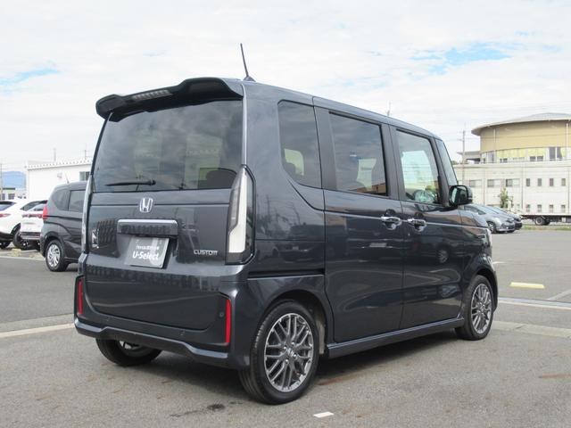 N-BOXカスタム ターボ ギャザズディスプレイオーディオ Bluetooth バックカメラ 両側電動スライド シートヒーター LEDヘッドライト シートバックテーブル ロールサンシェード ETC オートリトラミラー(8枚目)