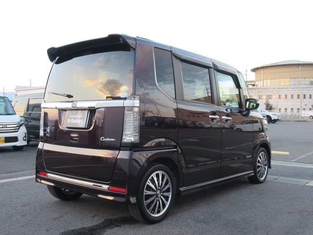 N-BOXカスタム G・ターボLパッケージ ギャザズナビ Bカメラ 前後ドラレコ 両側電動スライド HID アルミ(8枚目)