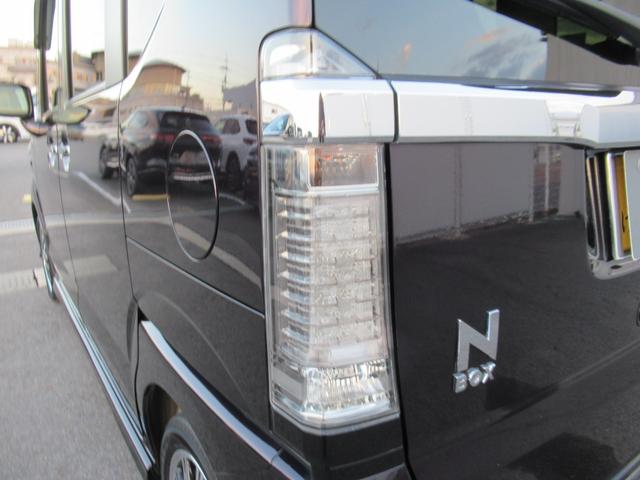 N-BOXカスタム G・ターボLパッケージ ギャザズナビ Bカメラ 前後ドラレコ 両側電動スライド HID アルミ(12枚目)