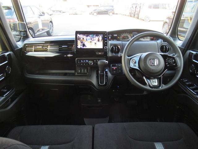 N-BOXカスタム L ギャザズナビ Bカメラ 前後ドラレコ 左側電動スライド シートヒーター 電子制御パーキングブレーキ ルーフコンソール(3枚目)