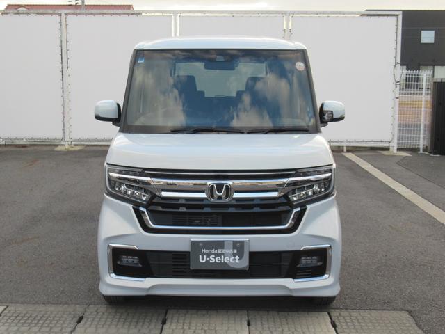 N-BOXカスタム L ギャザズナビ Bカメラ 前後ドラレコ 左側電動スライド シートヒーター 電子制御パーキングブレーキ ルーフコンソール(4枚目)