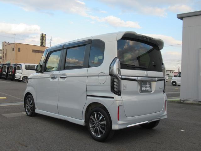 N-BOXカスタム L ギャザズナビ Bカメラ 前後ドラレコ 左側電動スライド シートヒーター 電子制御パーキングブレーキ ルーフコンソール(6枚目)
