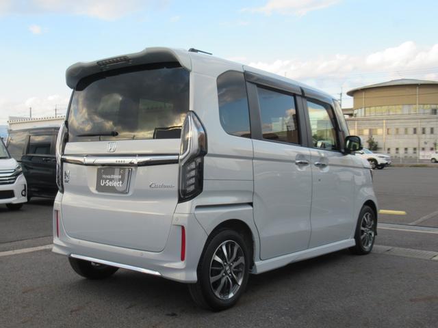 N-BOXカスタム L ギャザズナビ Bカメラ 前後ドラレコ 左側電動スライド シートヒーター 電子制御パーキングブレーキ ルーフコンソール(8枚目)