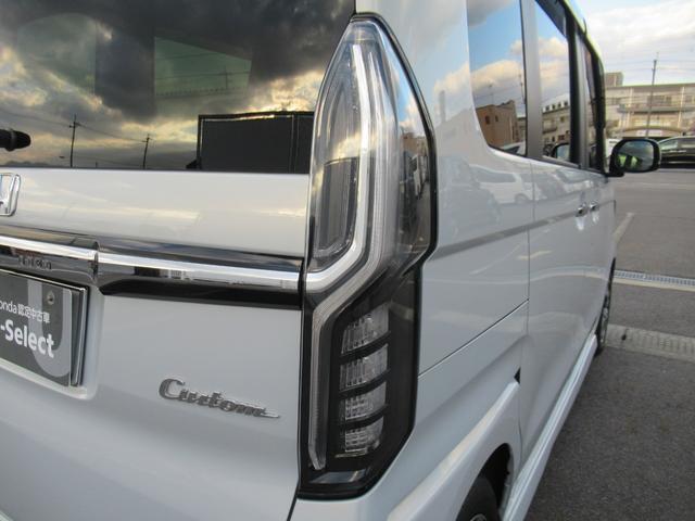 N-BOXカスタム L ギャザズナビ Bカメラ 前後ドラレコ 左側電動スライド シートヒーター 電子制御パーキングブレーキ ルーフコンソール(13枚目)