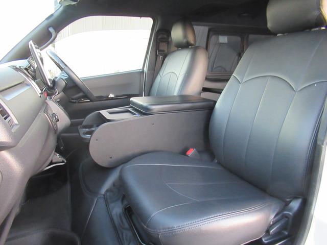 ハイエースバン スーパーＧＬダークプライムＩＩ　アルパインナビ　Ｂｌｕｅｔｏｏｔｈ　ＣＤ・ＤＶＤ再生　フルセグＴＶ　バックカメラ　前後ドラレコ　社外アルミホイール　純正アルミホイール付きスタッドレスタイヤ　ベッドキット　ＡＣ１００Ｖ電源付き（51枚目）