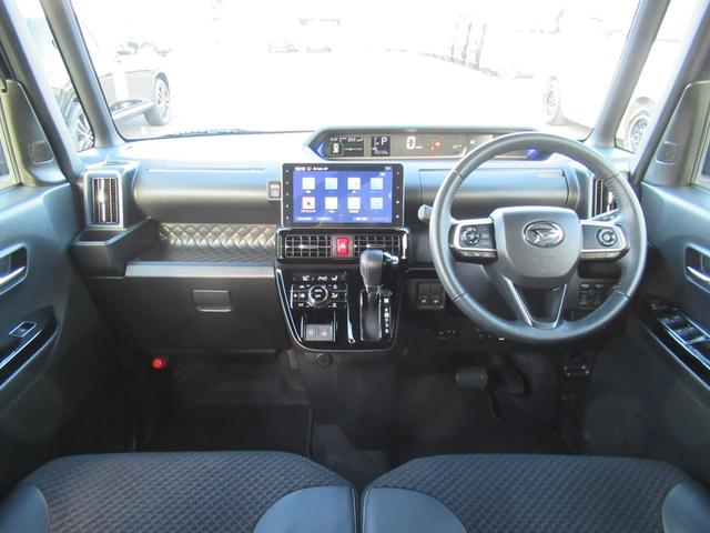 タント カスタムＲＳ　純正９インチナビ　パノラマモニター　ドラレコ　両側電動スライド　シートヒーター　ＬＥＤヘッドライト　アルミ（3枚目）