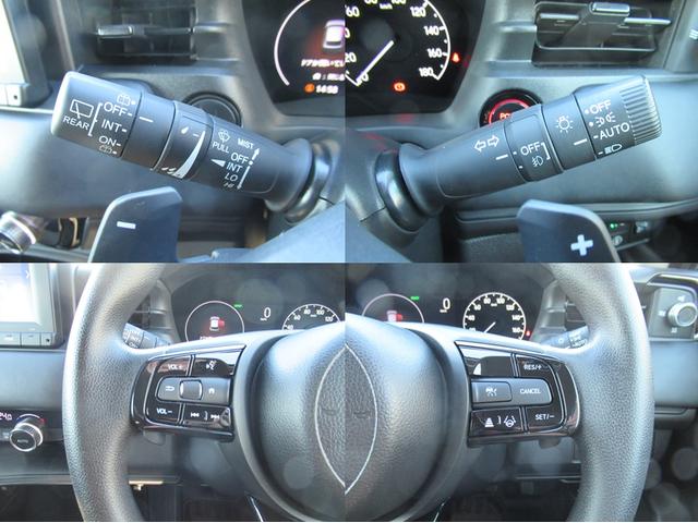 ヴェゼル ｅ：ＨＥＶＸ　ギャザズナビ　Ｂカメラ　前後ドラレコ　ＬＥＤヘッドライト　アルミ（18枚目）