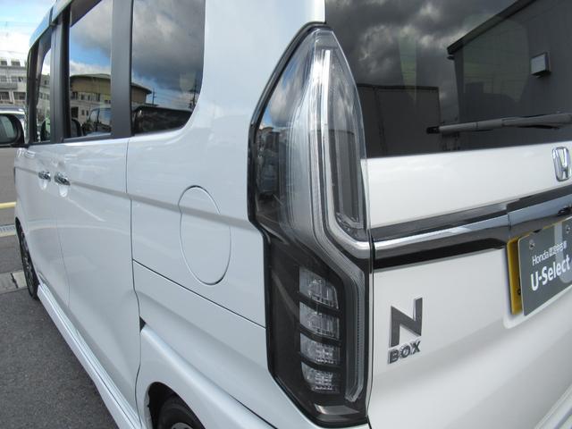 N-BOXカスタム G・EXターボホンダセンシング カロッツェリアナビ Bカメラ 両側電動スライド シートヒーター ローダウン(12枚目)