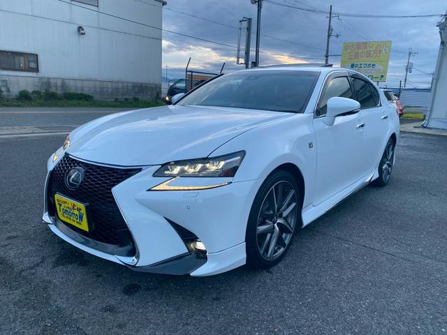 ＧＳ ＧＳ４５０ｈ　Ｆスポーツ　禁煙車　後期　サンルーフ　ＴＲＤ　フルエアロ　マフラー　三眼ＬＥＤライト　ドライブレコーダー　純正１９インチアルミ　クリアランスソナー　クルーズコントロール　セーフティセンス　シートヒーター＆エアコン（7枚目）
