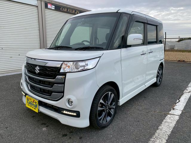 スペーシアカスタムＺ ターボ　禁煙車　ターボ車　８型ナビ　バックカメラ　ＴＶ（フルセグ）　Ｂｌｕｅｔｏｏｔｈ　車検令和９年７月まで　新品バッテリー交換　エンジンオイル＆エレメント交換　左側パワースライド　スマートキー　純正アルミ（7枚目）