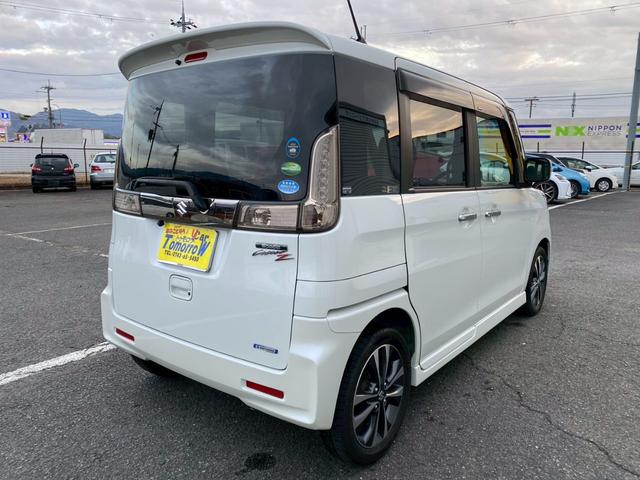 スペーシアカスタムＺ ターボ　禁煙車　ターボ車　８型ナビ　バックカメラ　ＴＶ（フルセグ）　Ｂｌｕｅｔｏｏｔｈ　車検令和９年７月まで　新品バッテリー交換　エンジンオイル＆エレメント交換　左側パワースライド　スマートキー　純正アルミ（8枚目）