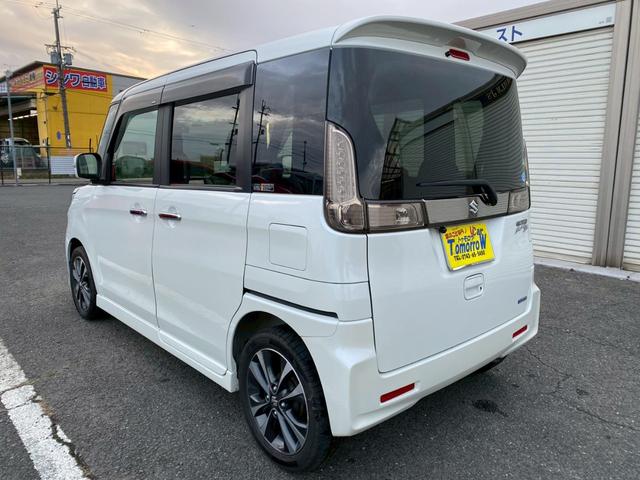 スペーシアカスタムＺ ターボ　禁煙車　ターボ車　８型ナビ　バックカメラ　ＴＶ（フルセグ）　Ｂｌｕｅｔｏｏｔｈ　車検令和９年７月まで　新品バッテリー交換　エンジンオイル＆エレメント交換　左側パワースライド　スマートキー　純正アルミ（9枚目）