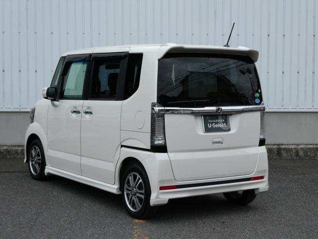 N-BOXカスタム G・Lパッケージ 純正ナビ・バックカメラ・ETC付 左右パワースライド サイドエアバック アイドリングストップ車 禁煙車両 1オーナー ナビ・TV スマキ- フロントベンチシート 地デジTV パワーウィンドウ パワステ(17枚目)