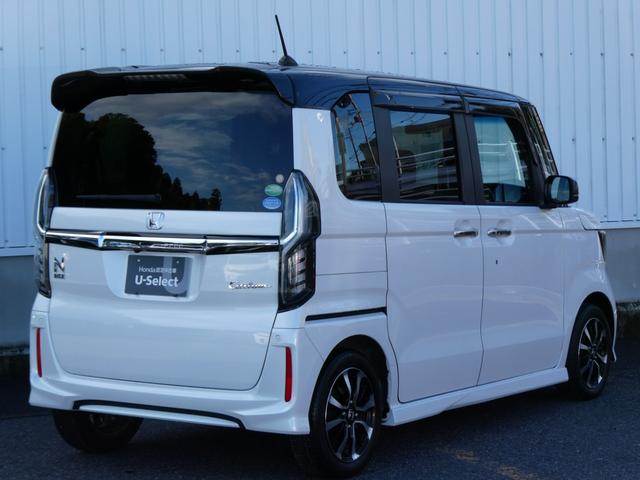 N-BOXカスタム G・Lホンダセンシング 純正ナビ・バックカメラ・ドラレコ・ETC付 地デジTV 禁煙 助手席エアバッグ キーレス シートH アイドリングST スマ-トキ- リアカメラ ナビTV 前車追従機能 サイドエアバッグ USB DVD(16枚目)