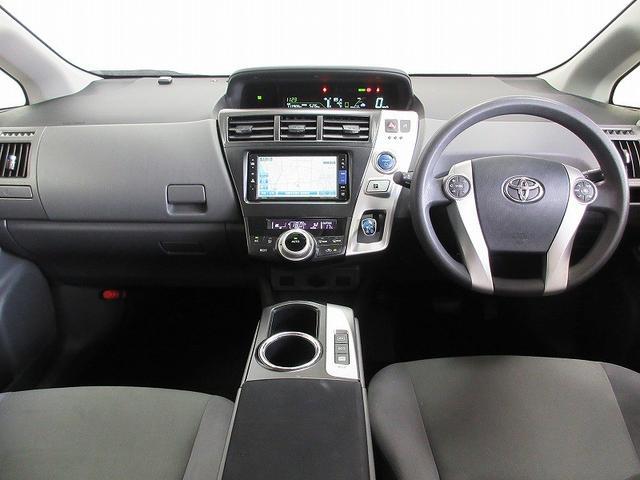 プリウスアルファ S トヨタディーラー保証1年走行距離無制限 ナビ フルセグ バックカメラ CD再生 ETC スマートキー LEDヘッドランプ 純正アルミホイール ワンオーナー(33枚目)