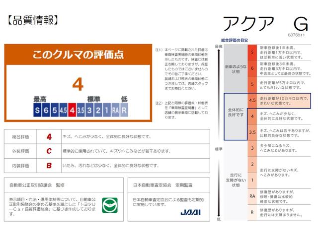 アクア Ｇ　踏み間違い加速抑制　全方位モニタ　保証付　トヨタディーラ保証１年走行距離無制限　トヨタ認定中古車　前後ドラレコ　ディスプレイオーディオ　ナビ　ＥＴＣ　スマートキー　ＬＥＤヘッドランプ　ワンオーナー（17枚目）