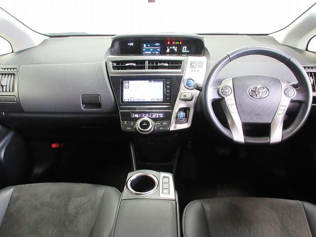 プリウスアルファ G トヨタディーラ保証1年付き走行距離無制限 トヨタ認定中古車 ドラレコ ナビ フルセグ バックカメラ CD再生 ETC スマートキー LEDヘッドランプ パワーシート 純正アルミホイール ワンオーナー(3枚目)