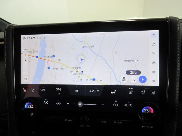 アルファード Z サンルーフ 後席モニタ 踏み間違加速抑制 保証1年 走行距離無制限 トヨタ認定中古車 ディスプレイオーディオ ナビ フルセグ 全方位モニタ ETC LEDヘッドランプ 純正アルミホイール ワンオーナー(6枚目)