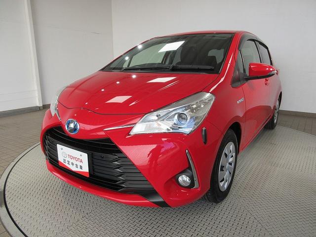 ヴィッツ ＨＶ　Ｆジョシュセキリフト　踏み間違い加速抑制　　ディーラー保証１年　走行距離無制限　トヨタ認定中古車　ＣＤ再生　サポカー　ＬＤＡ　ＰＫＳＢ　クリアランスソナー（65枚目）