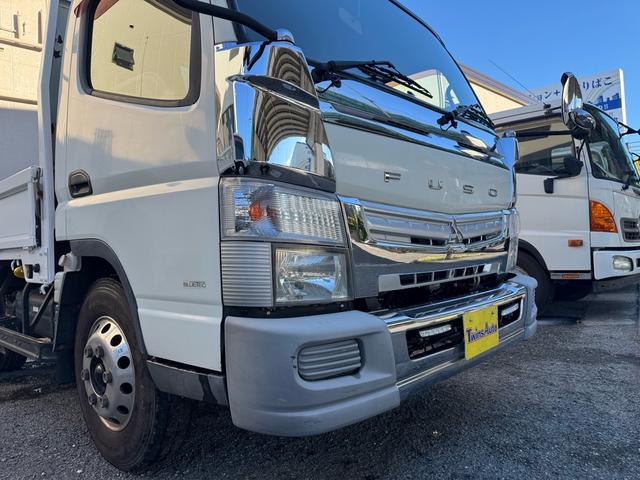 キャンター ＭＴ５　４．８トン　５トン　ワイドキャブ　荷台鉄板張り　５トンベース　８ｔ限定中型免許　車両重量３０３０ｋｇ　車両総重量７９９５ｋｇ　あゆみ掛　３方開　メッキパーツ　相調インパネ　ナビ　バックカメラ　ＴＶ　荷寸３５０×１９７×３８　外寸５３２×２１１×３８（22枚目）