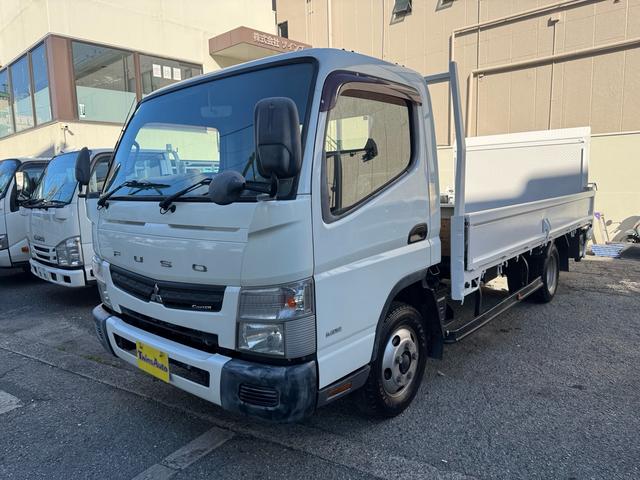 キャンター MT5 2トン 平ボディ パワーゲート 荷台鉄板張り 極東パワーゲート アーム式 ロープフック 3方開 あおり開封補助装置 タンク100L アドブルー キーレス 8t限定中型免許 車両重量2990kg 車両総重量5155kg 荷寸435×208×38(21枚目)