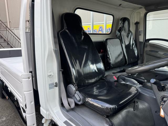 エルフトラック AT 4.45トン 全低床ボディ ワイドロング 荷台鉄板張 全席シートカバー付き 電格格納ミラー あおり開封補助装置 タンク100L 3方開 中型免許 車両重量3270kg 車両総重量7885kg 荷寸435×208×39 外寸614×217×232(10枚目)