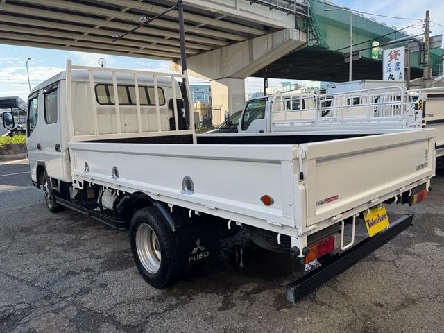 キャンター AT 2トン Wキャブ ワイドロング 荷台板張り 荷台塗装済 ナビ リアヒーター・クーラー ダブルエアコン 両側電格ミラー 乗車定員7人 ETC 8t限定中型免許 車両重量2870kg 車両総重量5255kg 荷寸335×191×38 外寸618×200×226(8枚目)