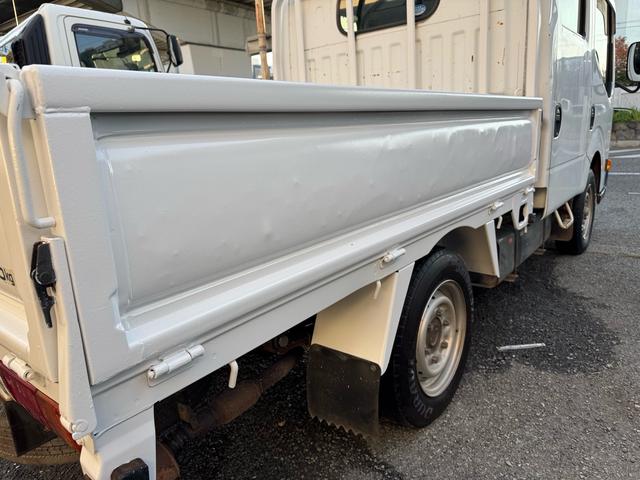 アトラストラック ＡＴ　１．２トン　低床　Ｗキャブ　荷台標準　荷台塗装済　電格格納ミラー　リアシングルタイヤ　ガソリン　乗車定員６人　普通免許対応　ＥＴＣ　車両重量１７３０ｋｇ　車両総重量３２６０ｋｇ　外寸４６８×１６９×１９９　荷寸２０９×１６１×３８（35枚目）