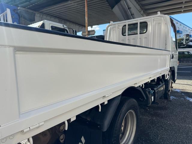 キャンター MT5 2トン 全低床平ボディ 標準ボディ 荷台板張り ナビ Bluetooth TV 前後ドライブレコーダー 電格格納ミラー 5t限定準中型免許 車両重量2160kg 車両総重量4325kg 荷寸312×160×197 外寸469×169×197(42枚目)