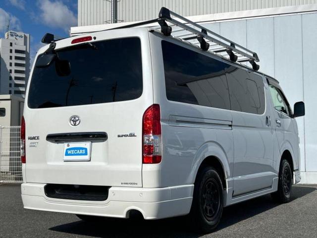 ハイエースバン ４ＷＤロングスーパーＧＬダークプライム２　ＭＲＴ２　モデリスタエアロ／保証書／社外　８インチ　ＳＤナビ／トヨタセーフティセンス／車線逸脱防止支援システム／シート　ハーフレザー／ドライブレコーダー　前後／ヘッドランプ　ＬＥＤ／ＵＳＢジャック　ターボ（3枚目）