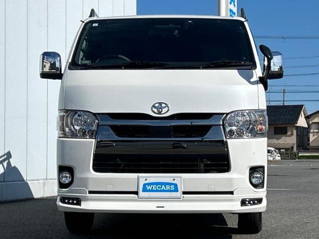 ハイエースバン ４ＷＤロングスーパーＧＬダークプライム２　ＭＲＴ２　モデリスタエアロ／保証書／社外　８インチ　ＳＤナビ／トヨタセーフティセンス／車線逸脱防止支援システム／シート　ハーフレザー／ドライブレコーダー　前後／ヘッドランプ　ＬＥＤ／ＵＳＢジャック　ターボ（42枚目）