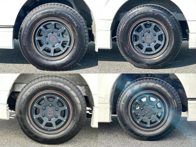 ハイエースバン ４ＷＤロングスーパーＧＬダークプライム２　ＭＲＴ２　モデリスタエアロ／保証書／社外　８インチ　ＳＤナビ／トヨタセーフティセンス／車線逸脱防止支援システム／シート　ハーフレザー／ドライブレコーダー　前後／ヘッドランプ　ＬＥＤ／ＵＳＢジャック　ターボ（50枚目）