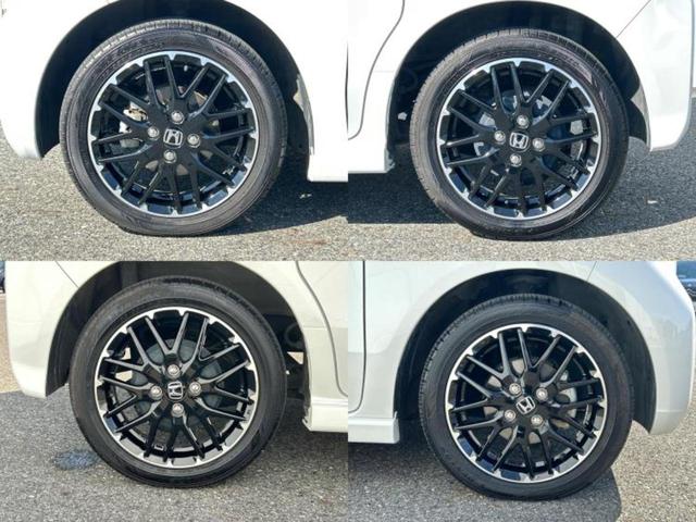 Ｎ－ＢＯＸカスタム ターボコーディネートスタイルモノトーン　保証書／純正　８インチ　ナビ／ホンダセンシング／両側電動スライドドア／シートヒーター　前席／車線逸脱防止支援システム／シート　合皮／パーキングアシスト　バックガイド／ヘッドランプ　ＬＥＤ　ターボ（50枚目）