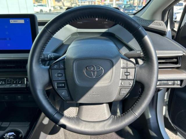 プリウス Ｚ　新品タイヤ／モデリスタエアロ／保証書／純正　１２．３インチ　メモリーナビ／デジタルインナーミラー／トヨタセーフティセンス／エアーシート　前席／パノラミックビューモニター／車線逸脱防止支援システム（15枚目）