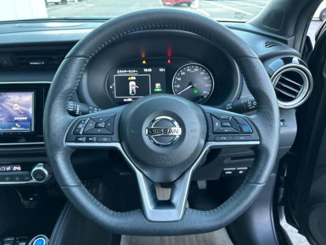 キックス Ｘ　新品タイヤ／保証書／社外　ＳＤナビ／エマージェンシーブレーキ／車線逸脱防止支援システム／シート　ハーフレザー／プロパイロット／ドライブレコーダー　社外／ヘッドランプ　ＬＥＤ／ＵＳＢジャック　ＤＶＤ再生（14枚目）