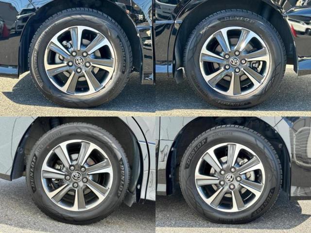 ヴォクシー ＺＳキラメキ３　新品タイヤ／保証書／社外　ＳＤナビ／フリップダウンモニター　社外　１０．１インチ／トヨタセーフティセンス／両側電動スライドドア／車線逸脱防止支援システム／シート　ハーフレザー　衝突被害軽減システム（48枚目）